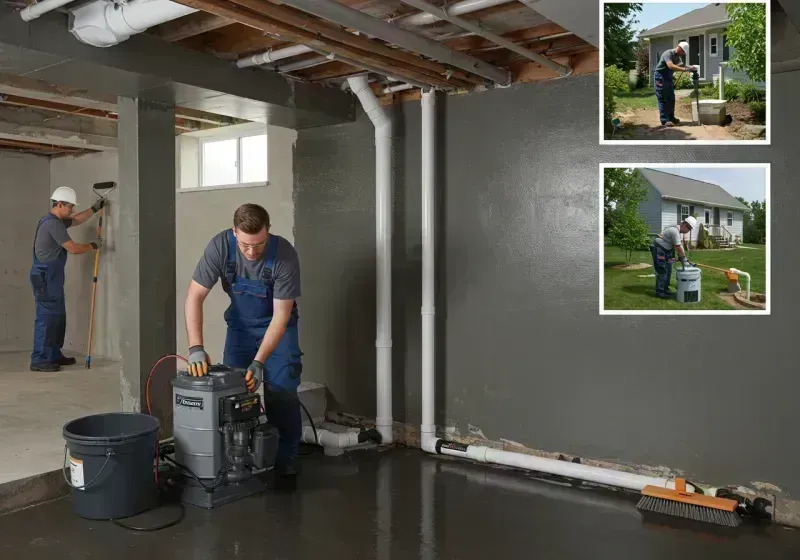 Basement Waterproofing and Flood Prevention process in Flemington, PA